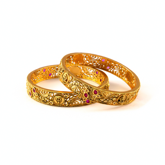 Divine Collection bangles in 24K gold plated finish – view 2 of 8