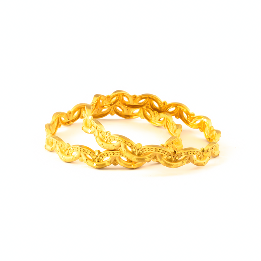 Forming Vivah Heirloom bangles in 22K gold plated finish – view 2 of 4