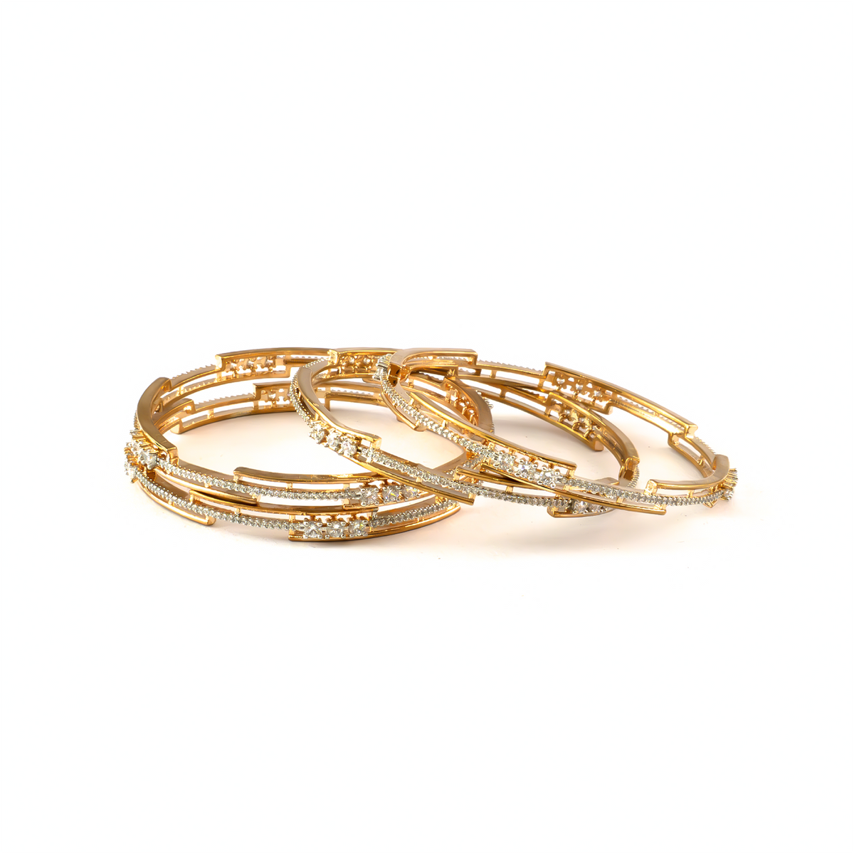 Golden Radiance kada in gold plated finish – view 2 of 4