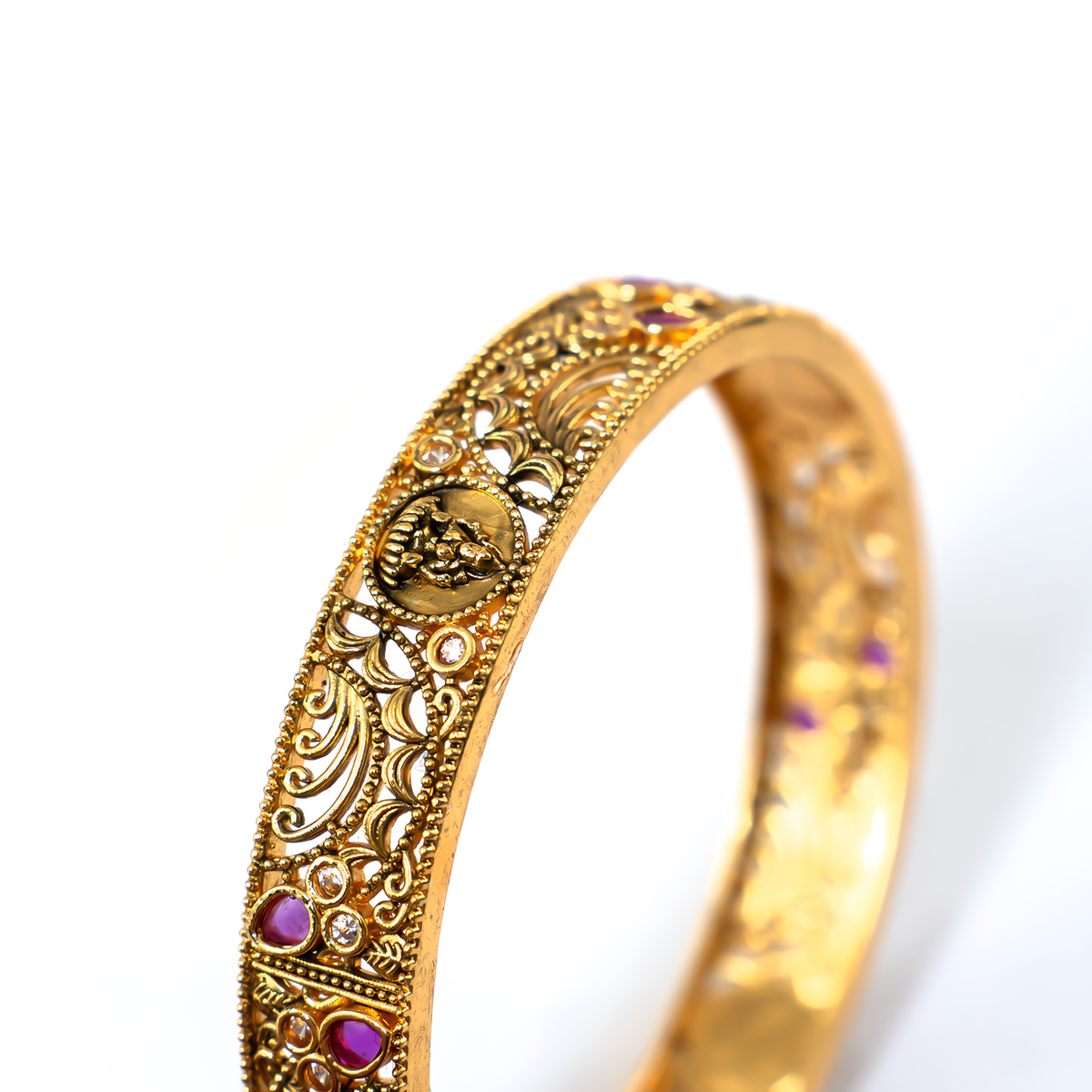 Divine Collection bangles in 24K gold plated finish – view 4 of 8