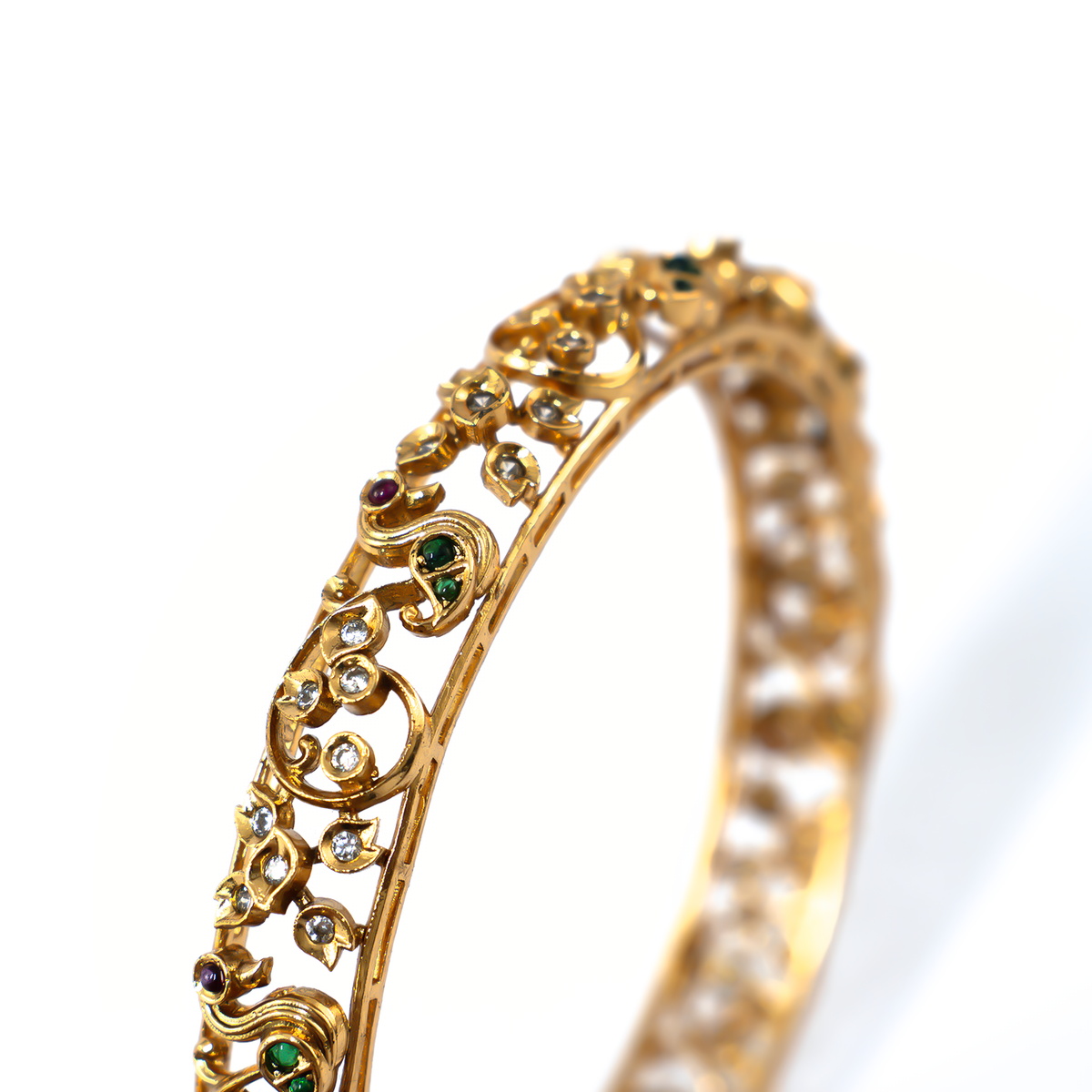 Temple Dynasty Heritage kada in 24K gold plated finish – view 4 of 4