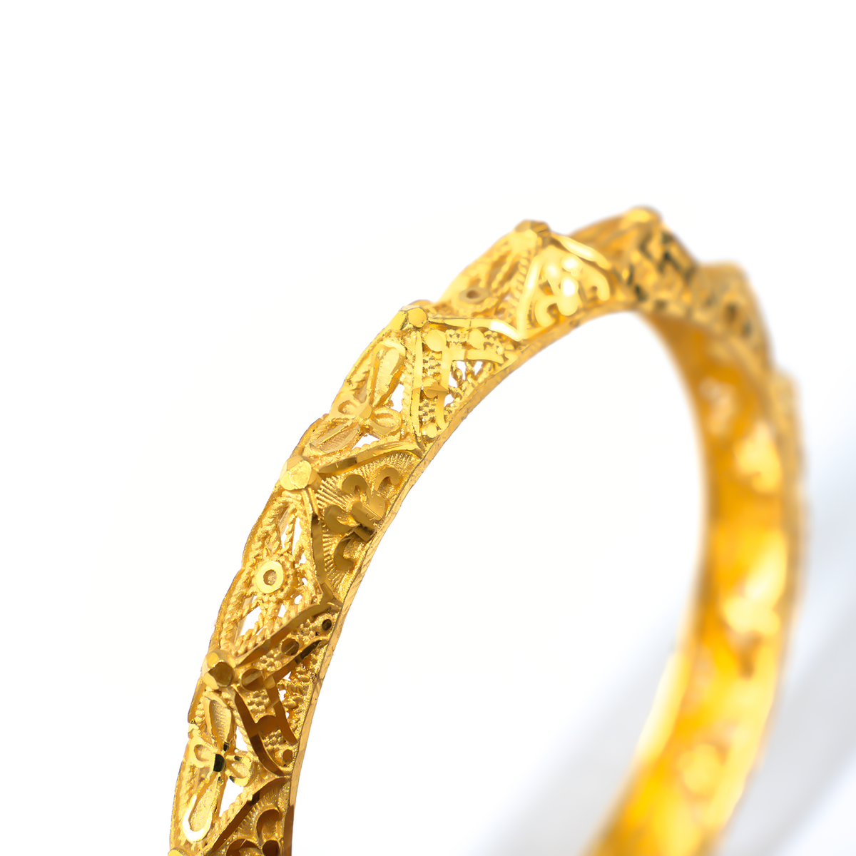 Forming Eternal Craft bangles in 22K gold plated finish – view 4 of 4