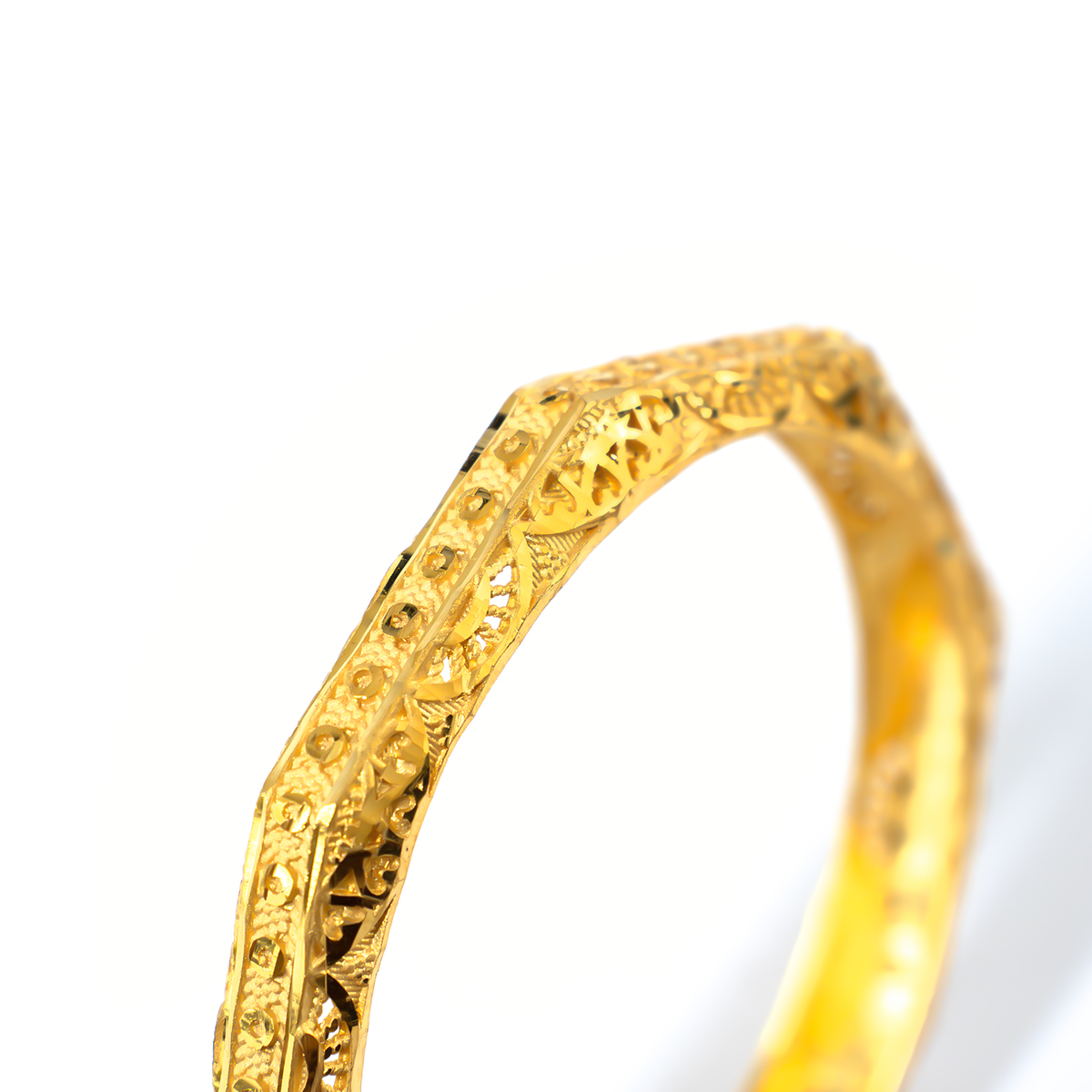 Forming Royal Heritage bangles in 22K gold plated finish – view 4 of 4