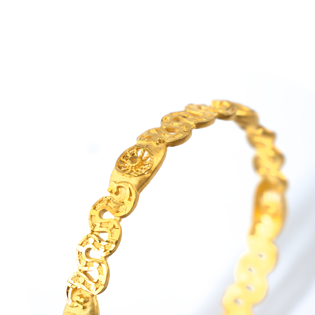 Classic Forming bangles in 22K gold plated finish – view 4 of 4