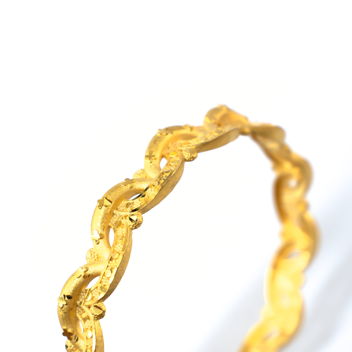 Forming Vivah Heirloom bangles in 22K gold plated finish – view 4 of 4