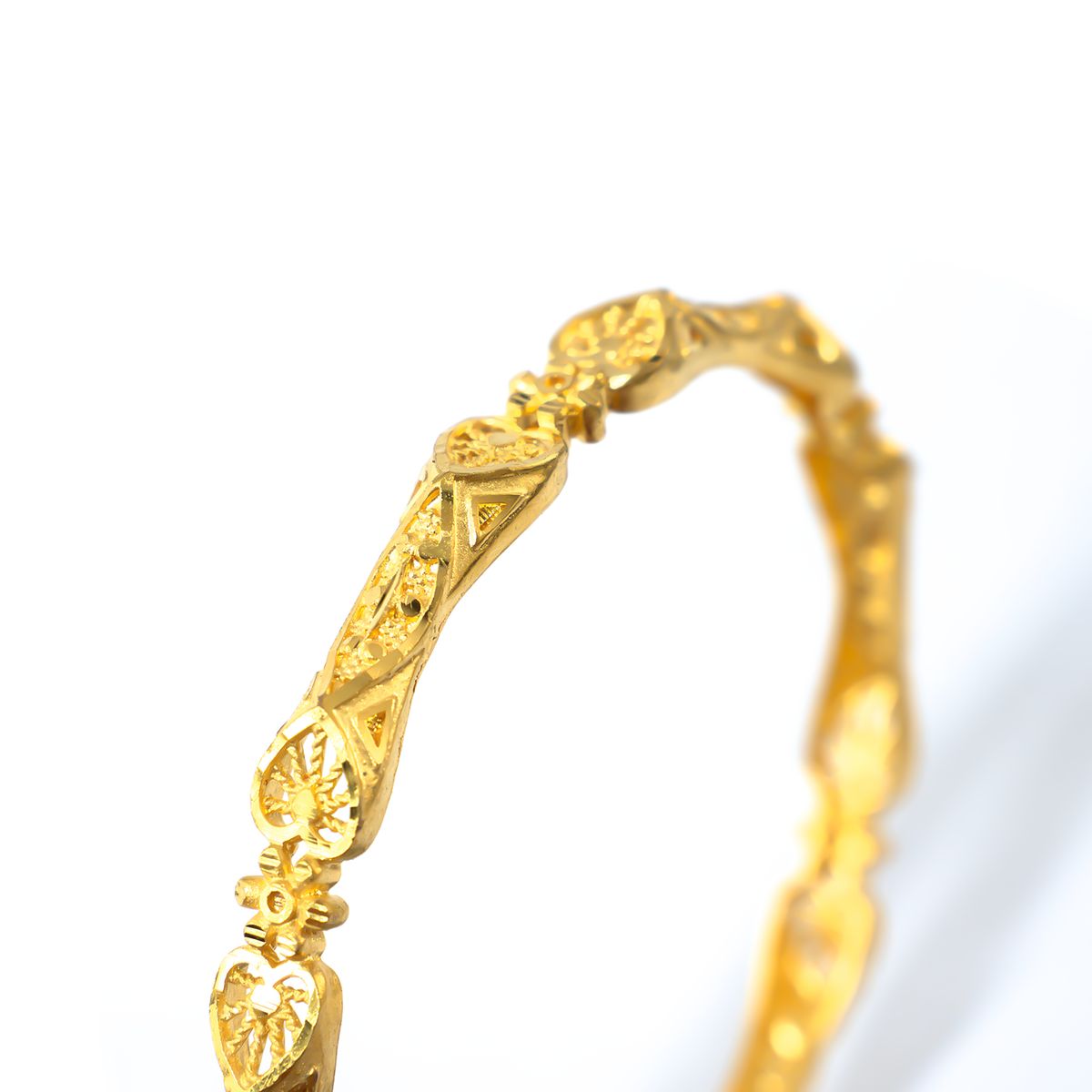Forming Shringaar Festive bangles in 22K gold plated finish – view 4 of 4