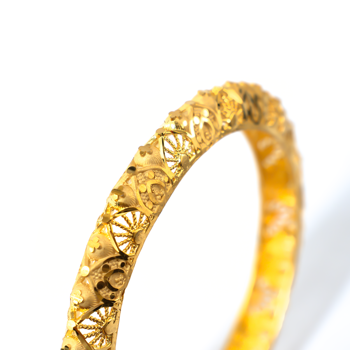 Forming Regency bangles in 22K gold plated finish – view 4 of 4
