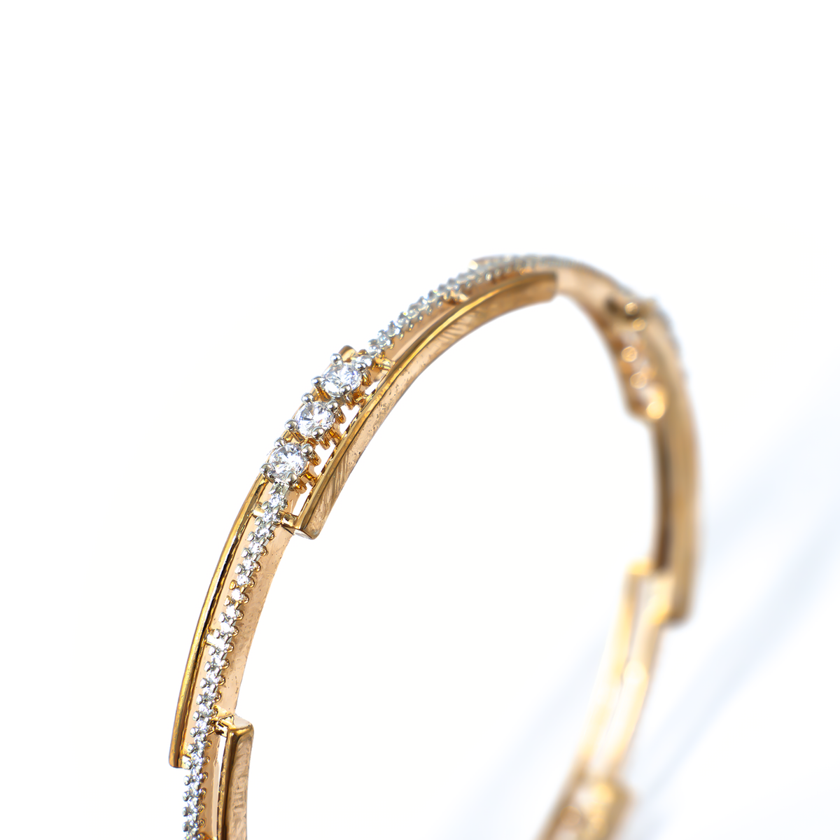 Golden Radiance kada in gold plated finish – view 4 of 4