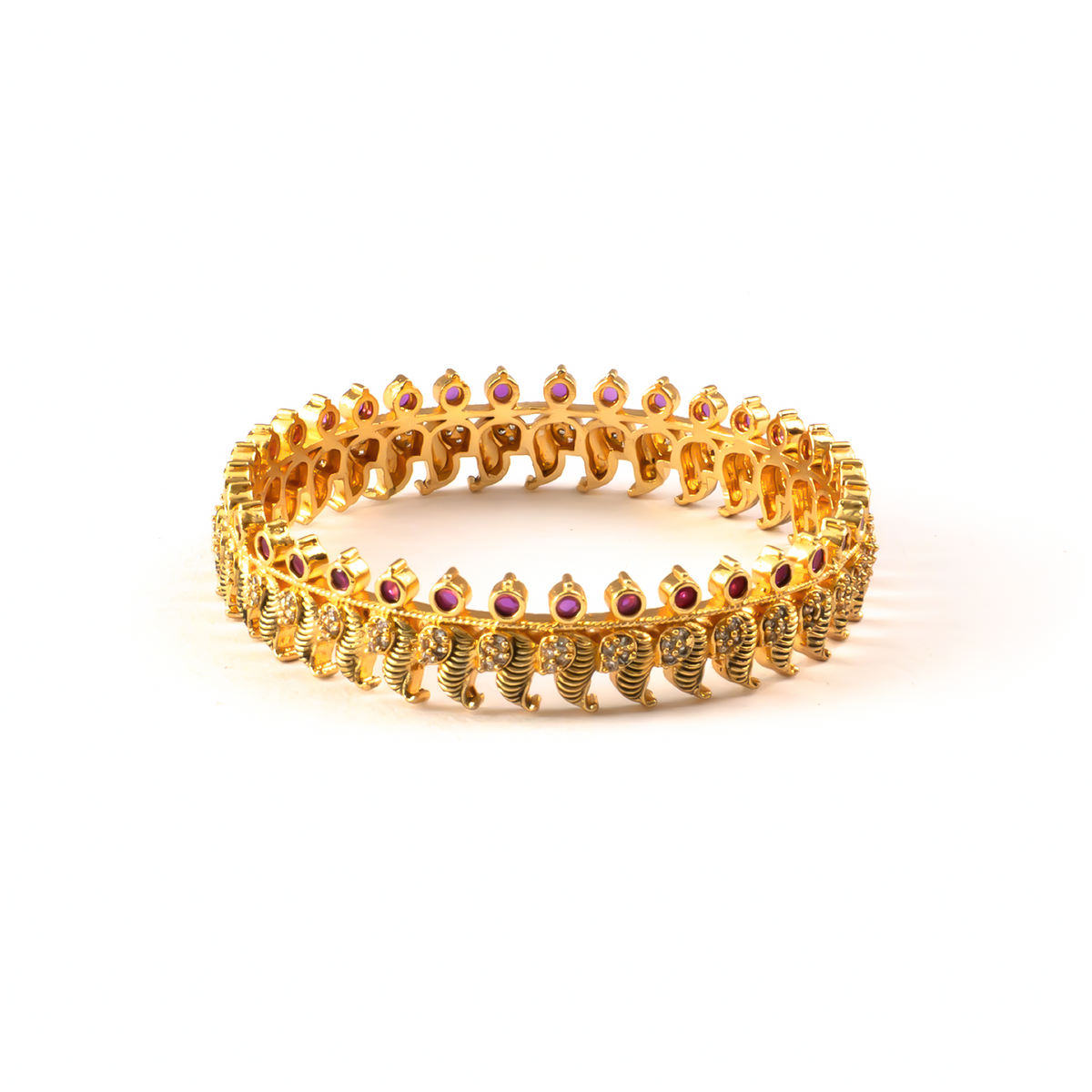 Roopam Heritage bangles in 24K gold plated finish – view 3 of 4