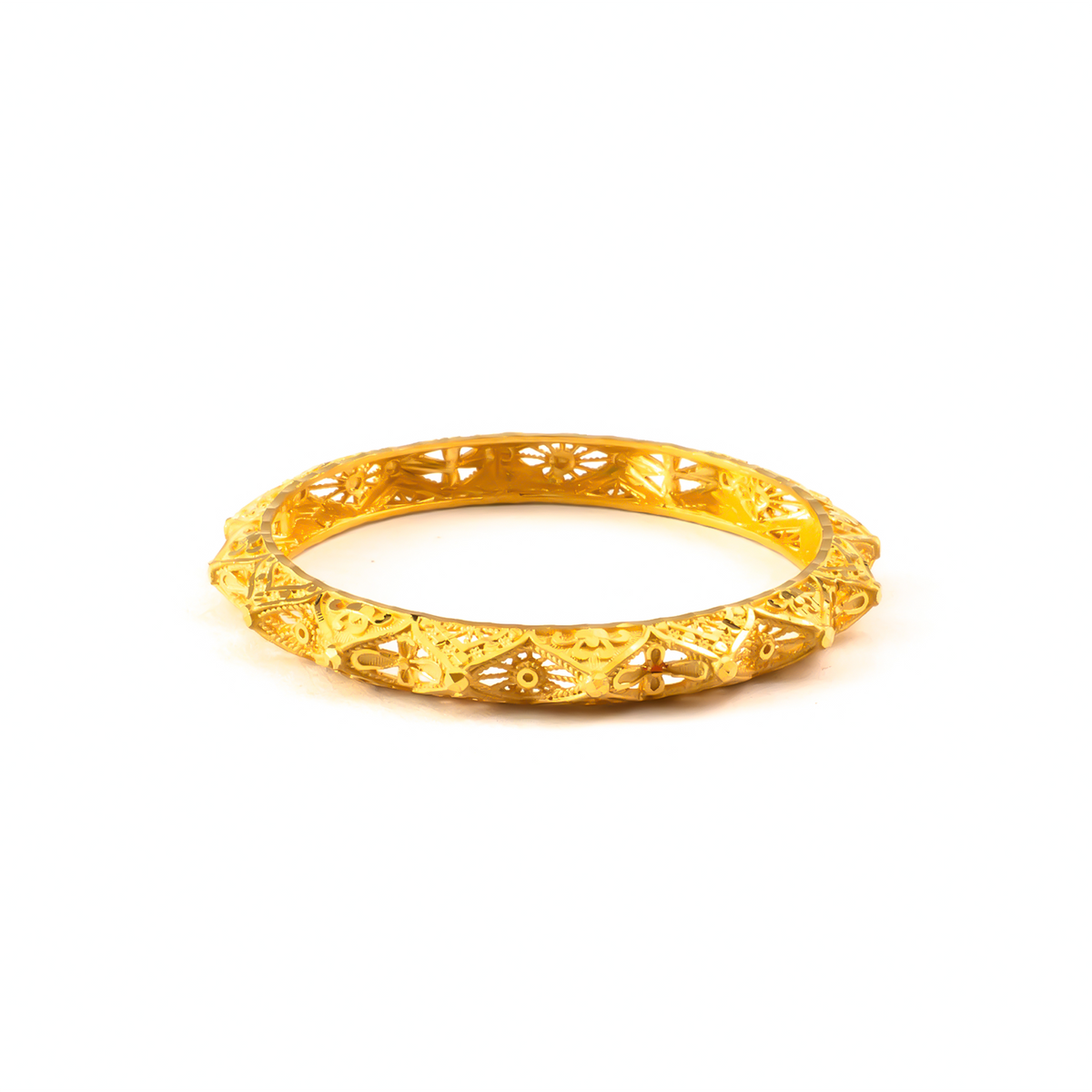 Forming Eternal Craft bangles in 22K gold plated finish – view 3 of 4