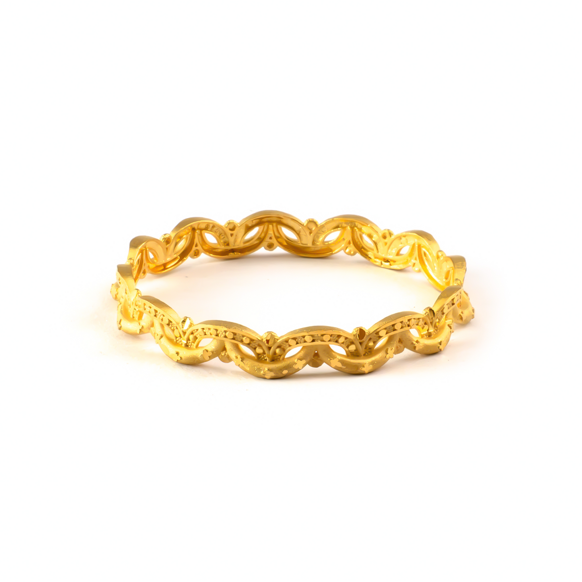 Forming Vivah Heirloom bangles in 22K gold plated finish – view 3 of 4