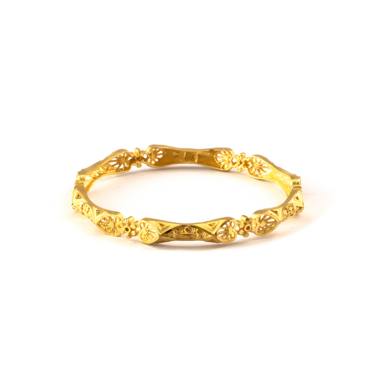Forming Shringaar Festive bangles in 22K gold plated finish – view 3 of 4