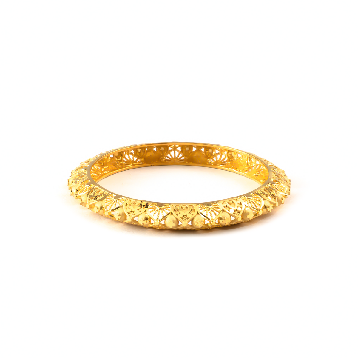 Forming Regency bangles in 22K gold plated finish – view 3 of 4