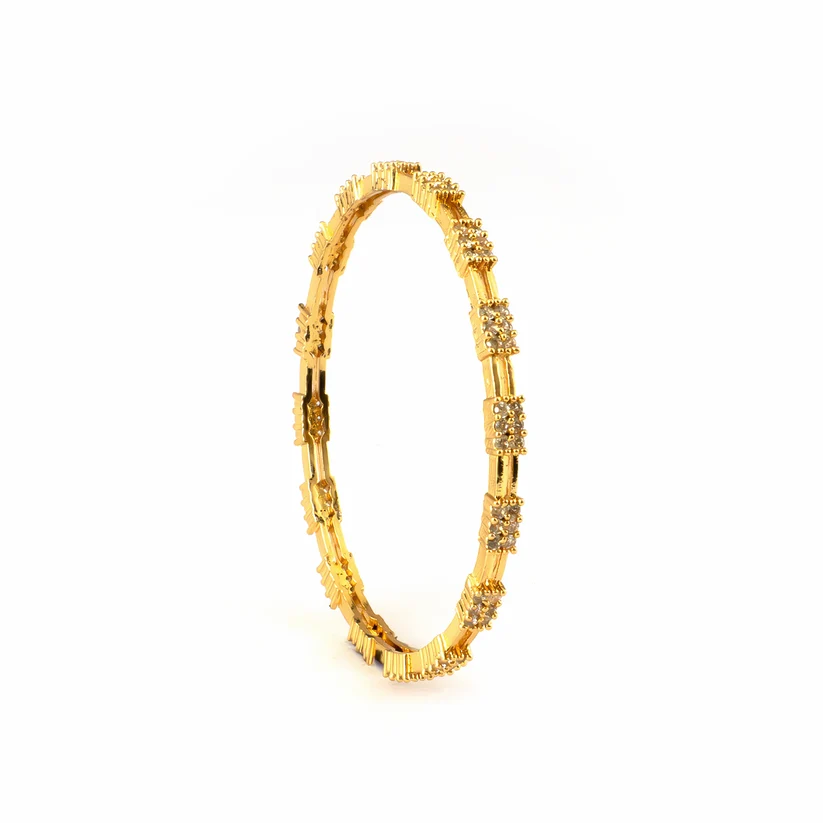 Festive bangle gift box with gold plated bangles – view 2 of 6