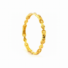 Forming Luminary Shine bangles in 22K gold plated finish