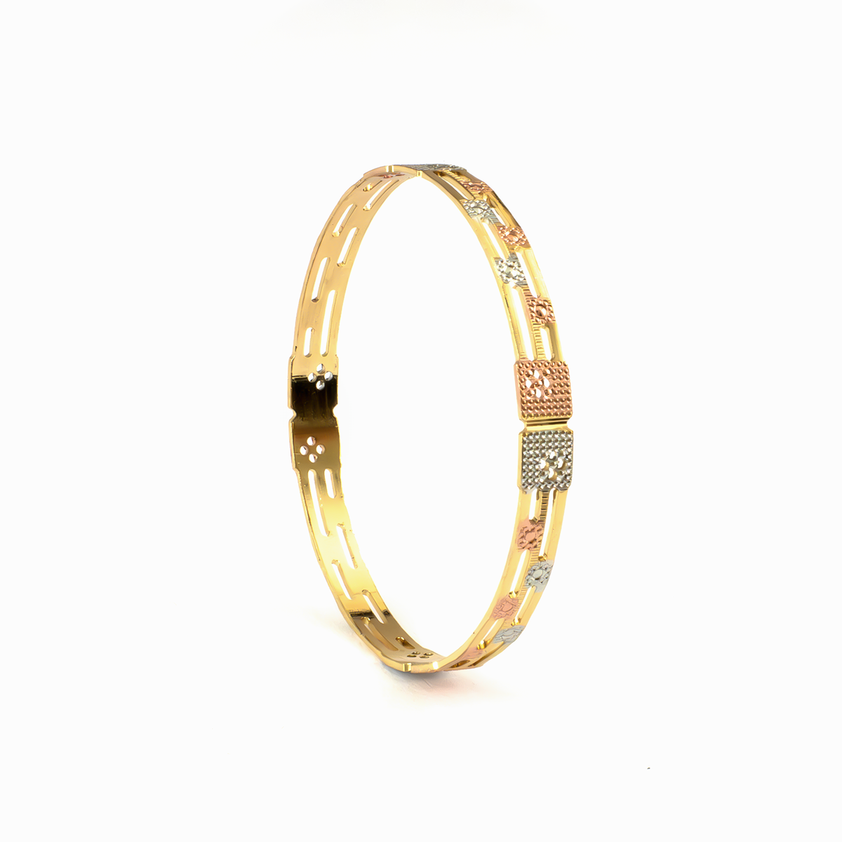 Forming Utsav Glamour bangles in 22K gold plated finish