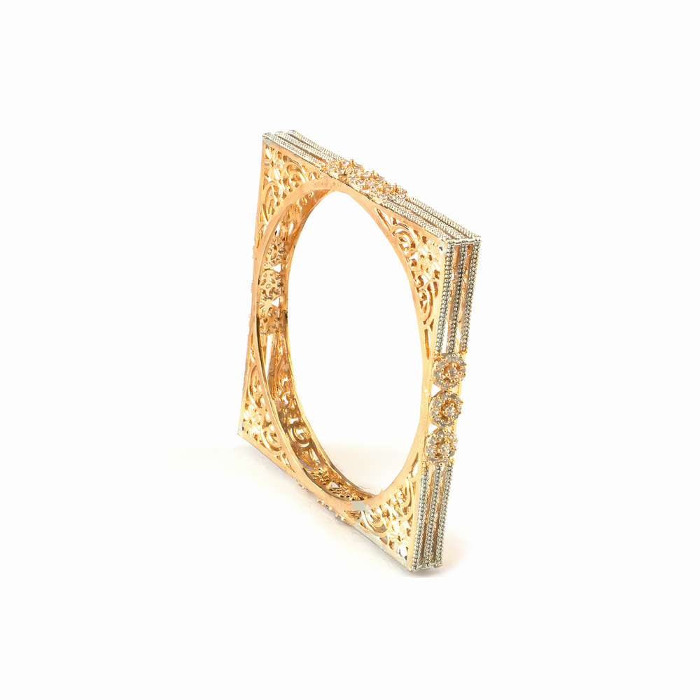 Swarna Statement kada in gold plated finish