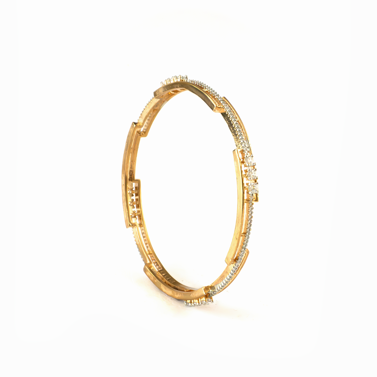 Golden Radiance kada in gold plated finish
