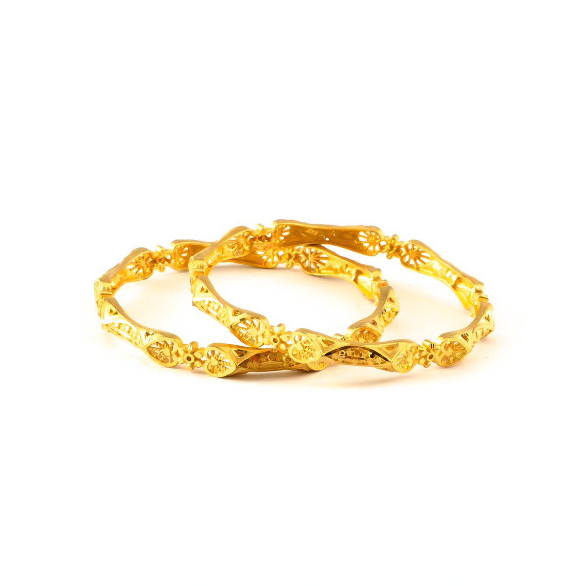 Forming Shringaar Festive bangles in 22K gold plated finish – view 2 of 4