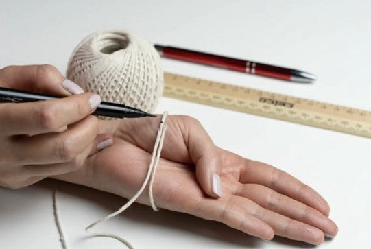 Measure with a tape
