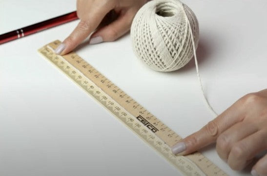 Measure with string and a ruler